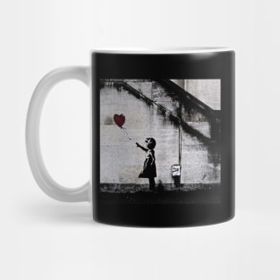 Banksy Girl and Balloon Mug